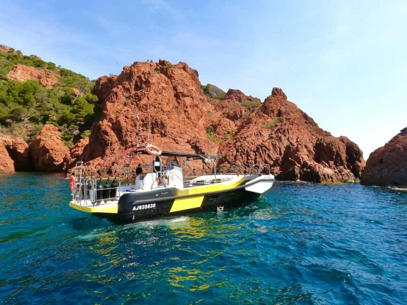 Fréjus : Esterel Calanques Cruise (Comfort Boat) + Swim Stop - FAQs