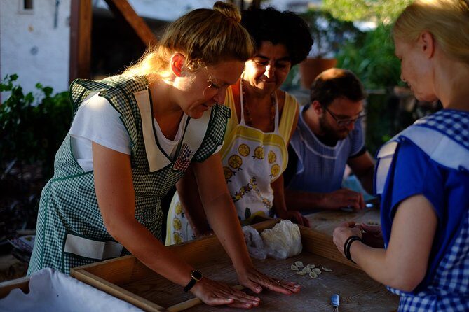 Fresh pasta and dinner in my biogarden - The Value of the Experience