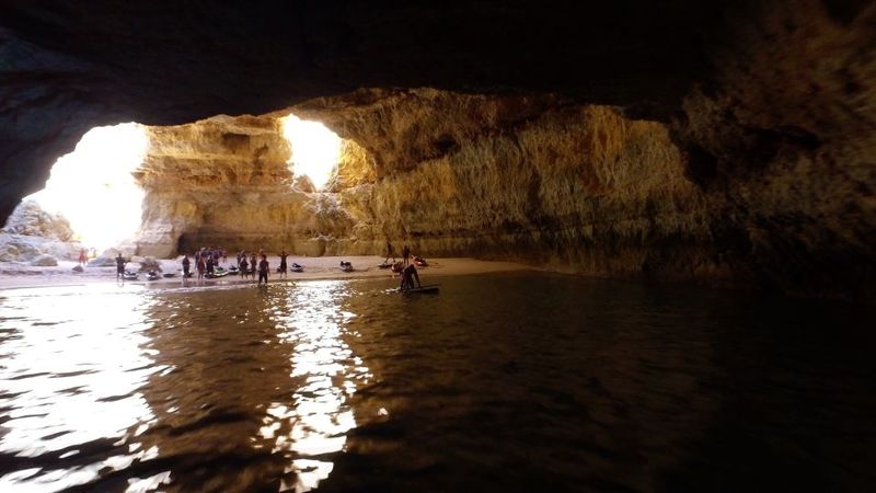 From Albufeira: Benagil Hidden Caves Tour by Kayak - Albandeira Natural Arch: A Rock Landmark You Can Paddle Through