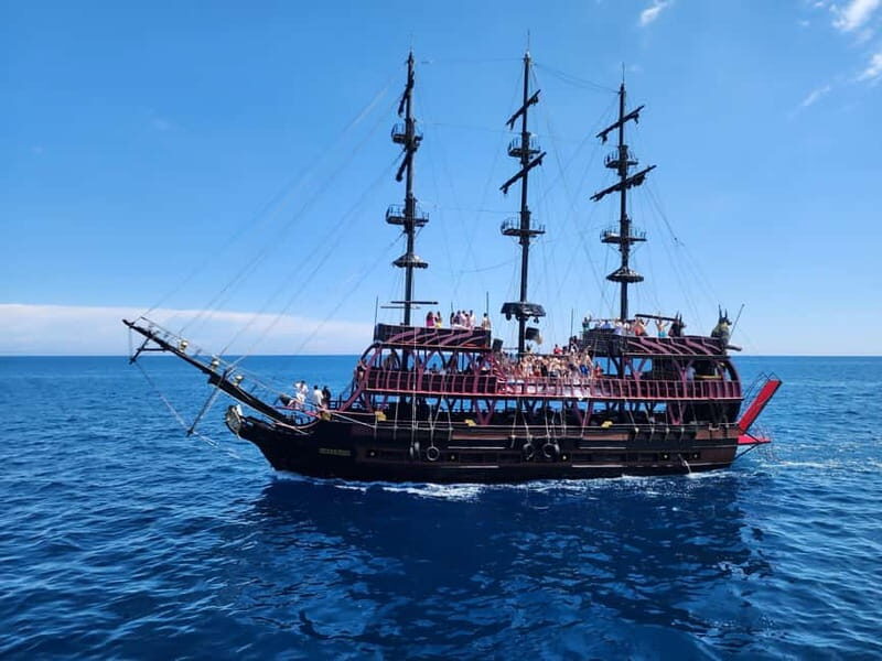 From Antalya: Kemer Pirate Party Boat Trip w/Lunch & Pickup - What to Expect on the Pirate Boat Trip