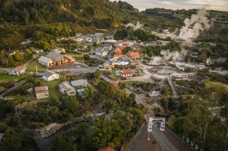 From Auckland: Rotorua Mori Village & Hot Springs with Haka - Key Points
