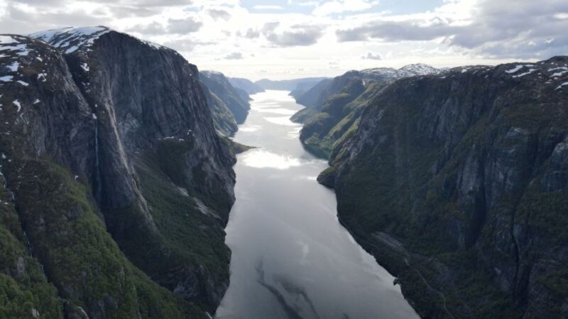 From Bergen: Trolltunga and Waterfalls Helicopter Tour - Key Points