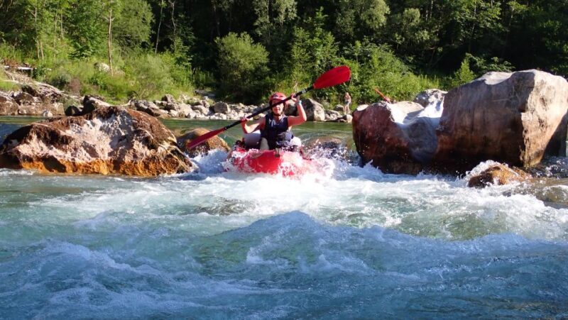 From Bovec: Whitewater kayaking on the Soa River - What to Expect from the Whitewater Kayaking Tour