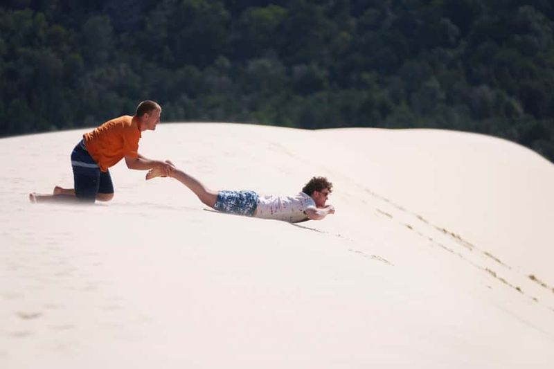 From Brisbane: Moreton Island Full-Day Trip - Lunch on the beach: a build-your-own wrap that actually works