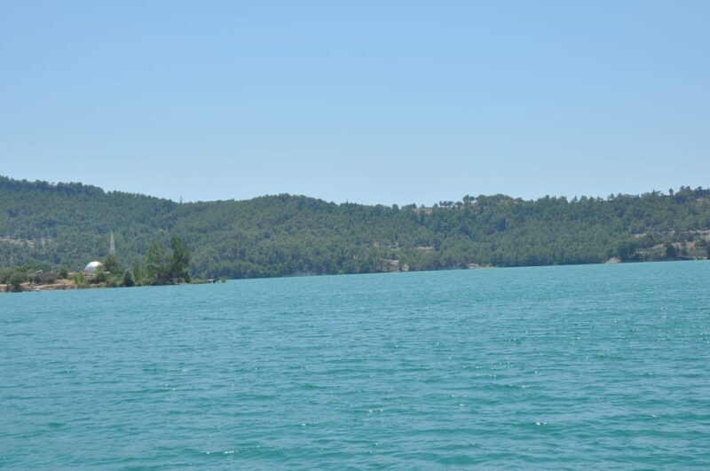 From City of Side: Cabrio Bus Safari & Boat Tour with Lunch - Waterfalls and Green Lake