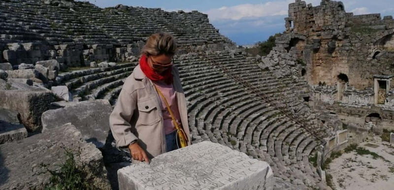 From City of Side: Perge, Aspendos & Kurunlu Waterfall Trip - Perge Ancient City: Walking Through History