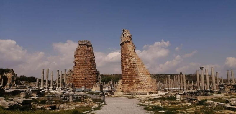 From City of Side: Perge, Aspendos & Kurunlu Waterfall Trip - Aspendos Theater and Bridge: Architectural Highlights