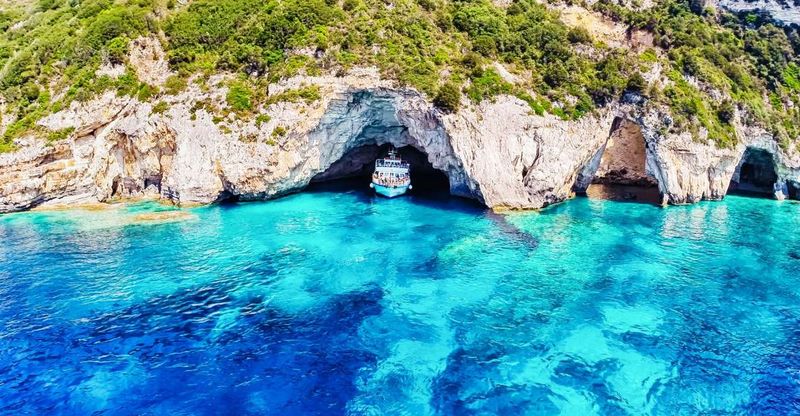 From Corfu: Day Cruise to Paxos, Antipaxos, and Blue Caves - The In-Between Sights: Narrow Channel and Nearby Islands