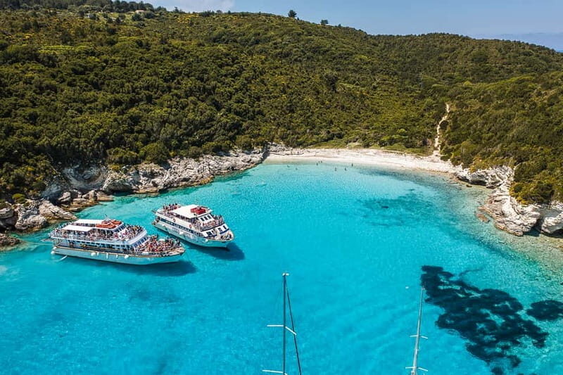 From Corfu: Day Cruise to Paxos, Antipaxos, & the Blue Caves - Key Points