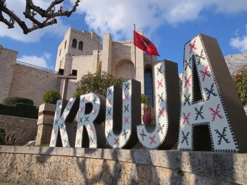 From Durres/Golem: Kruja Castle, Old Bazaar & Sari Salltik - Key Points