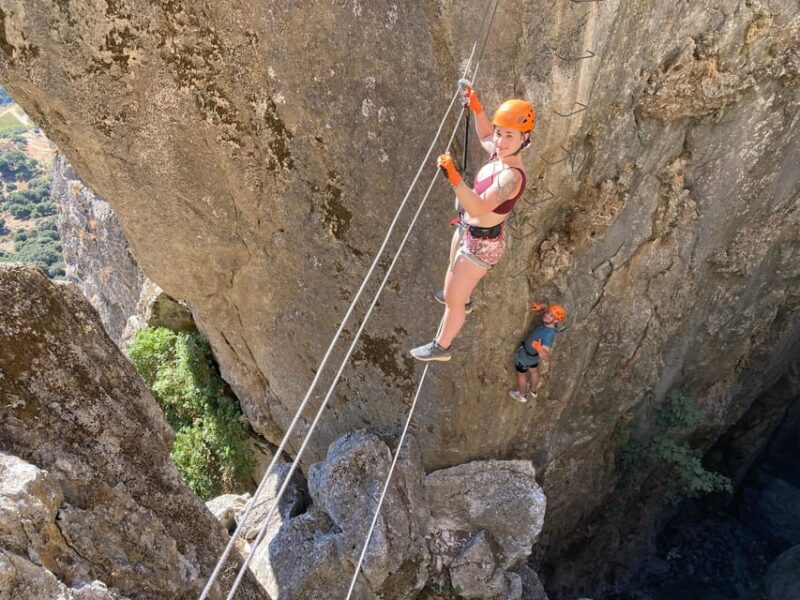 From Estepona: Vía Ferrata de Benalauria climbing tour - The Experience Provider: South Coast Aventuras