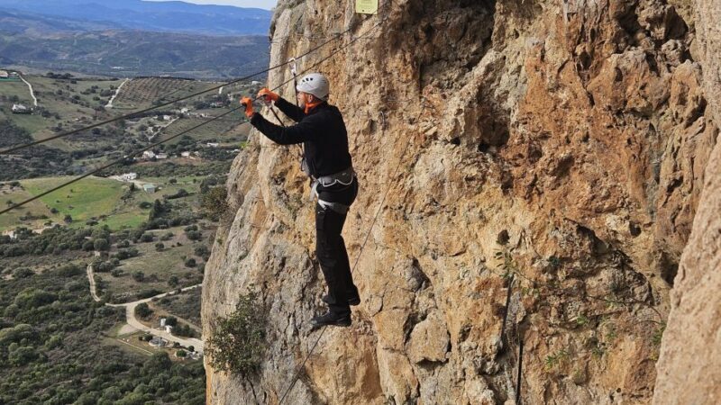 From Estepona: Vía Ferrata de Casares guided climbing tour - The Guide and Safety