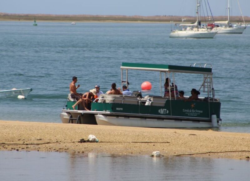 From Faro: 2-Island, 2-Stop Ria Formosa Catamaran Tour - Key Points