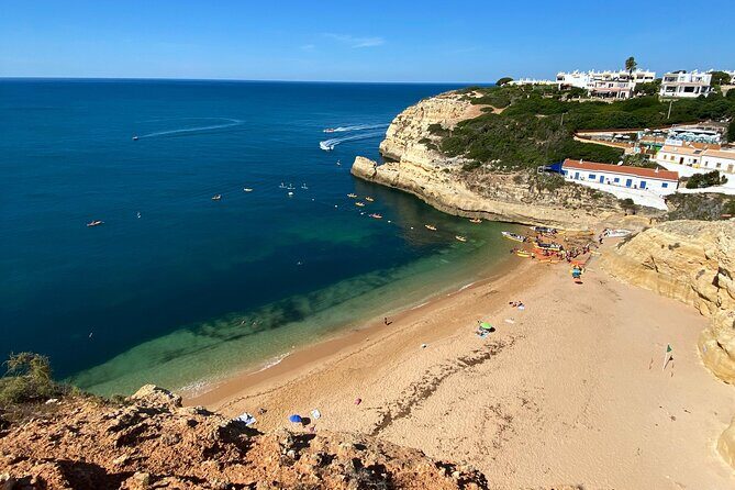 From Faro: Benagil, Algar Seco, and Marine Adventure Tour - The Itinerary in Detail