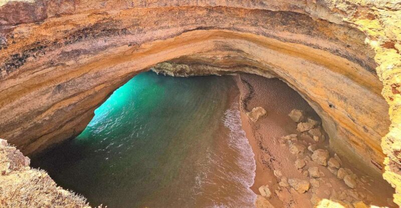 From Faro: The Original Benagil Cave, Marinha & More Tour - Algar Seco & Boneca Cave