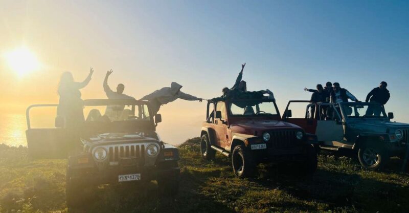 From Fira: Santorini Wrangler Jeep Convoy Tour & Villages - Key Points