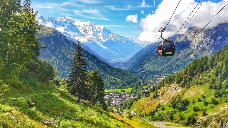 Chamonix & Mont Blanc Scenic Glass-Roof Bus Tour from Geneva - Aiguille du Midi Cable Car: The 12,605-Foot Wow Factor