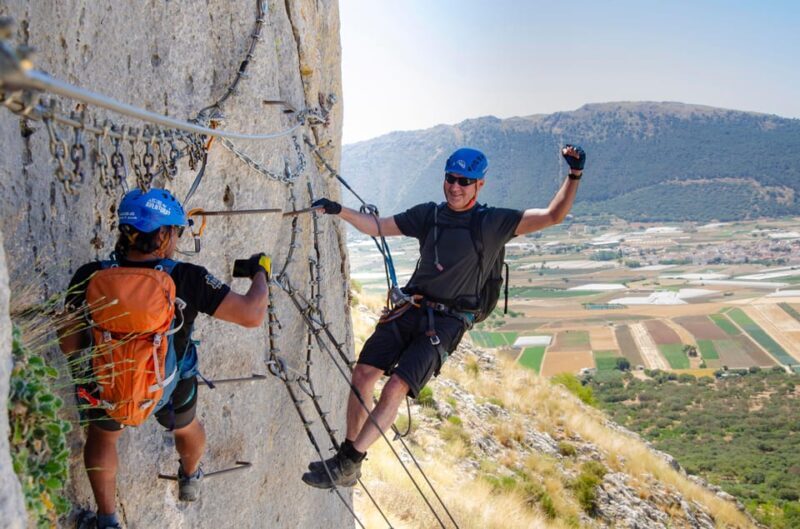 From Granada: Climb Zafarraya's 'Via Ferrata John Hogbin' - Key Points