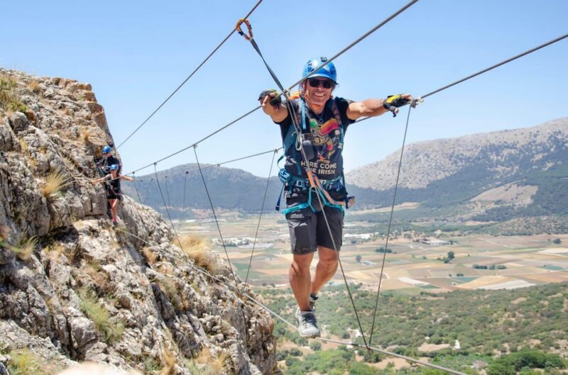 From Granada: Climb Zafarraya's 'Via Ferrata John Hogbin' - Reaching the Summit: The Highlight