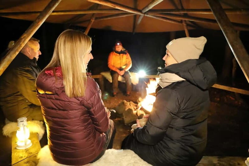 From Helsinki: Guided Forest Walk in the dark with campfire - Key Points