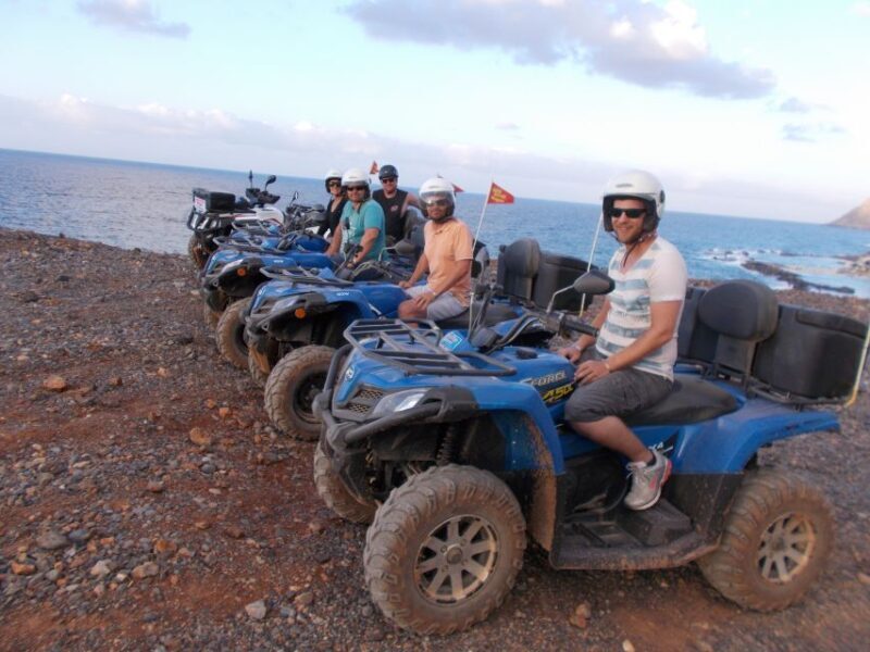 From Hersonissos/Malia: Guided Sunset Quad Safari - Key Points