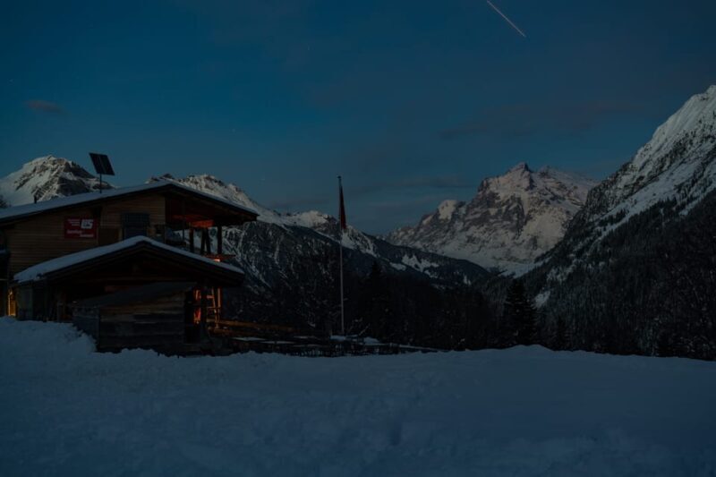 From Interlaken: Night Sledding with Cheese Fondue Dinner - Key Points