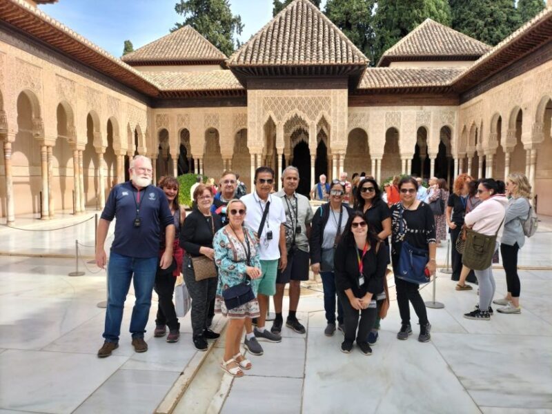 From Jaen: Alhambra Guided Tour with Entry Tickets - Key Points