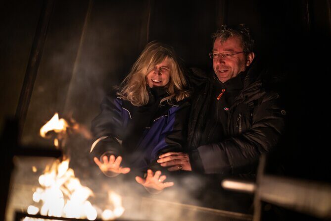 From Kakslauttanen:Northern Lights tour to Lake Inari, inc dinner - Key Points