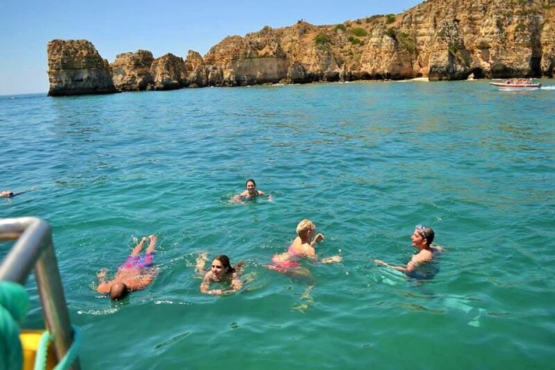 From Lagos: 2.5-Hour Guided Coastal Boat Tour & Grotto Visit - Setting Off from Lagos Marina