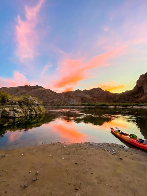 From Las Vegas: Black Canyon Twilight Kayak Tour - What the Itinerary Looks Like