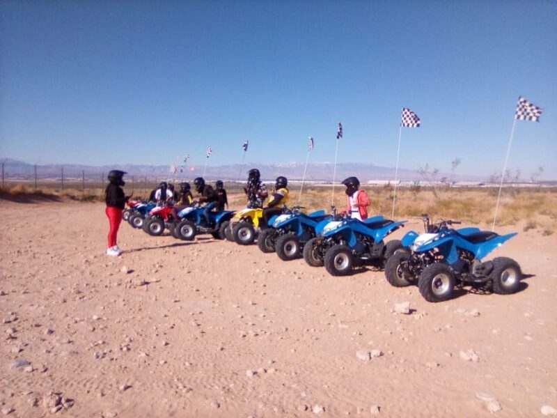 From Las Vegas: Nellis Dunes ATV Tour with Shuttle Transfer - Key Points