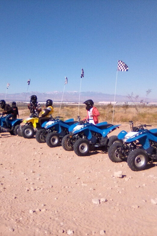 From Las Vegas: Nellis Dunes ATV Tour with Shuttle Transfer - The Experience: What You Can Expect
