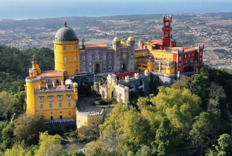 From Lisbon: Sintra, Pena, Regaleira, Roca and Cascais Tour - Transportation and Group Size