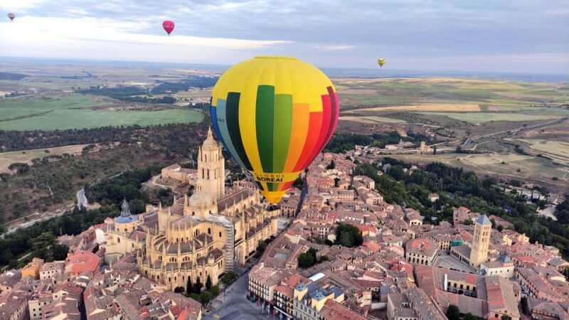 From Madrid: Hot Air Balloon Ride in Segovia with Pickup - Key Points