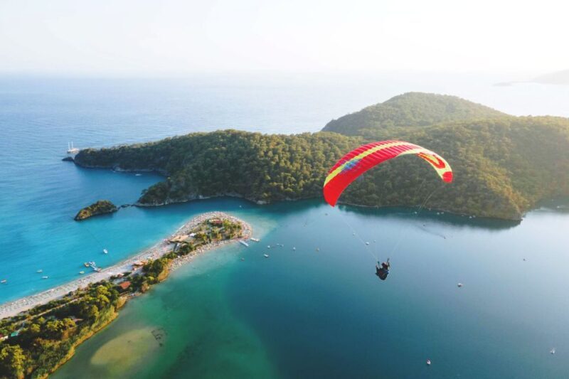 From Marmaris: Fethiye Paragliding Experience w/Lunch - The Flight Over Blue Lagoon and Fethiye