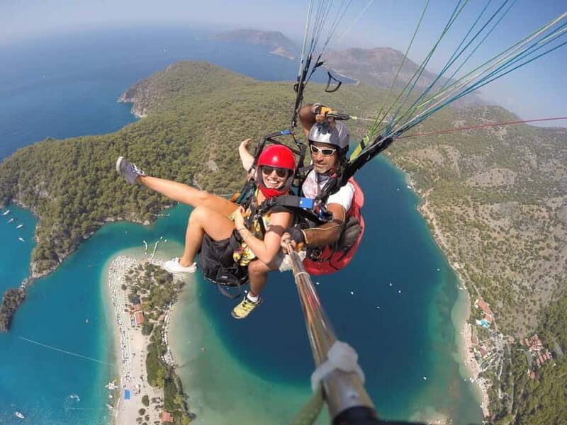 From Marmaris: Fethiye Paragliding Experience w/Lunch - The Return Journey and Drop-off