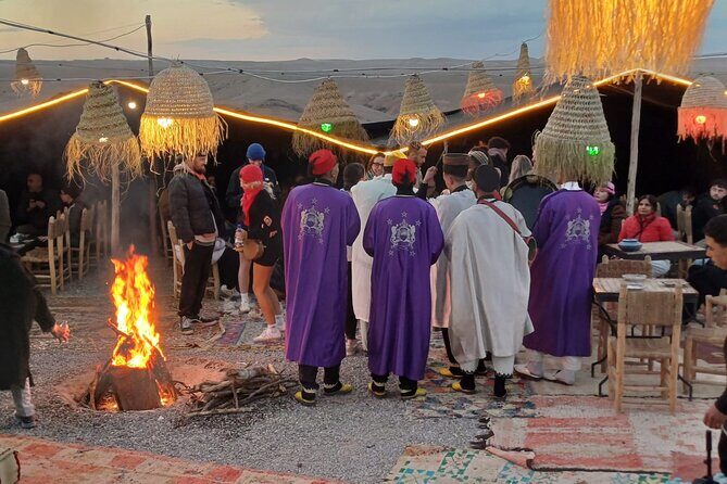 From Marrakech: Quad sunset dinner Experience & show - Return to Marrakech
