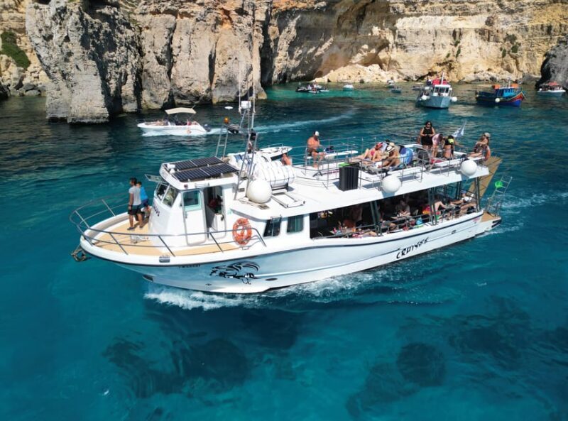 From Mellieha: Three Bay Cruise including the Blue Lagoon - FAQs