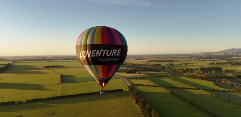 From Methven: Hot Air Balloon Flight in Canterbury with Wine - An Overview of the Experience