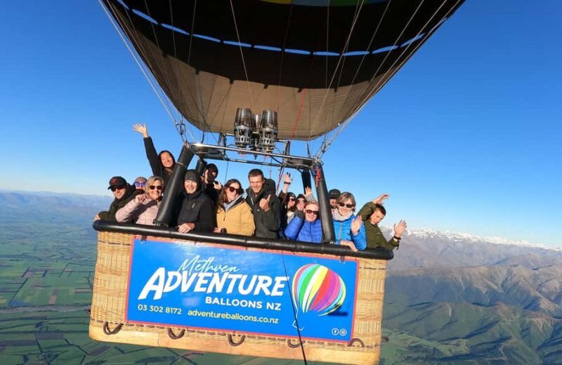 From Methven: Hot Air Balloon Flight in Canterbury with Wine - What to Expect on the Day