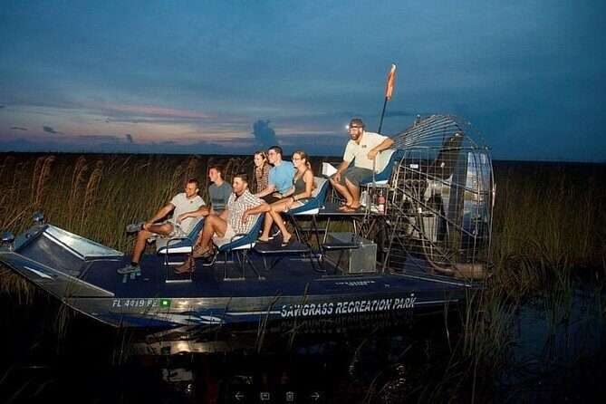 From Miami: Everglades at Night with Airboat and Alligators Tour - Key Points