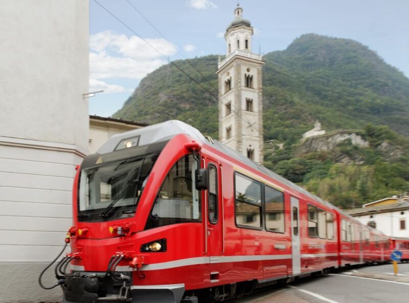 From Milan: St Moritz & Alps Day Trip with Bernina Red Train - Tirano and Its Charm