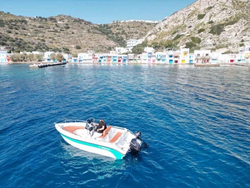 From Milos: Rent a Boat with guide to Kleftiko - The Realities of the Tour