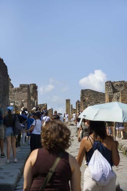 From Naples: Pompeii and Vesuvius Guided Day Trip with Lunch - The Itinerary in Detail
