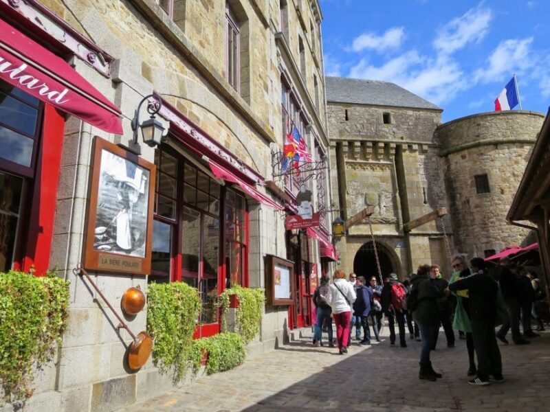 From Paris: Small-Group Mont St Michel Tour & Cider Tasting - Lunch Break