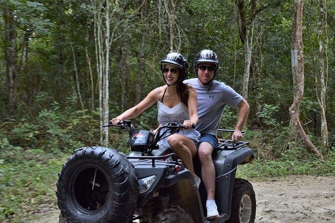 From Playa del carmen Experience ATV (Shared) Zipline & Cenote- Includes lunch - The Highlights: What We Love