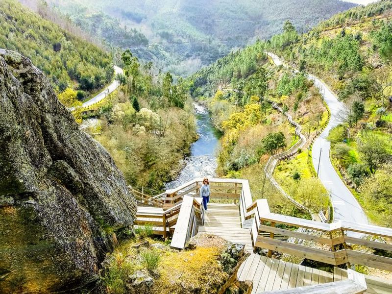 From Porto: Aveiro, Paiva Walkways, & Suspension Bridge Tour - Costa Nova: striped houses and a short beach reset