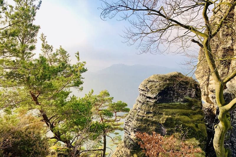 Prague: All-inclusive trip to Bohemian and Saxon Switzerland - Pravčická Arch area: the massive sandstone moment