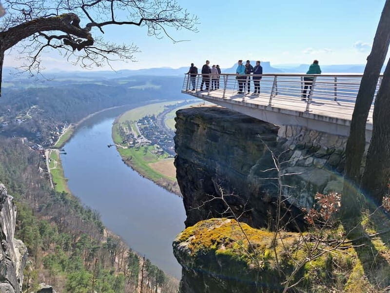 From Prague: Bohemian & Saxon Switzerland All Inclusive Tour - The Enchanting Tisa Rocks and Narnia Maze
