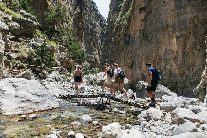 From Rethymno: Samaria Gorge Full-Day Trek, Pickup & Guide - Agia Roumeli: Swim, Snorkel, and the Village Food Reset
